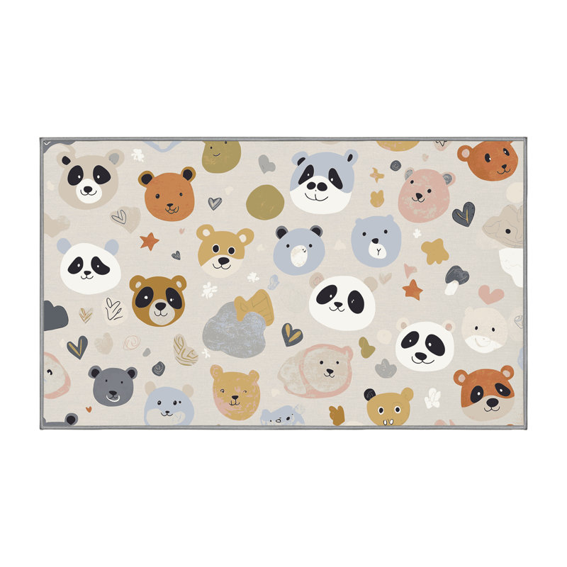 Tapis pour enfants East Urban Home, Rectangulaire 2 pi x 3 pi