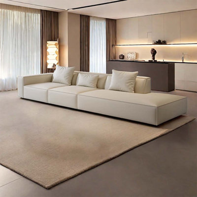Faires Faux Leather Living Room Set