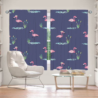 Paire de rideaux obscurcissant en polyester Galia
