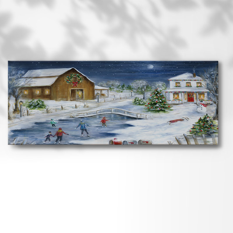Winter Wonderland sur toile, H 8 po x l 20 po x P 1,5 po