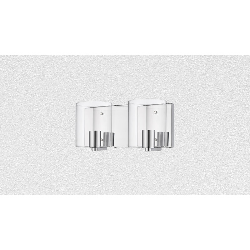 Barre d'éclairage de salle de bain 2 lumières Juarez