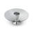 Breit Round Glass Top Metal Base Dining Table