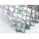 Mother of Pearl 1" x 1" Seashell Fish Scale Mosaic Sheet