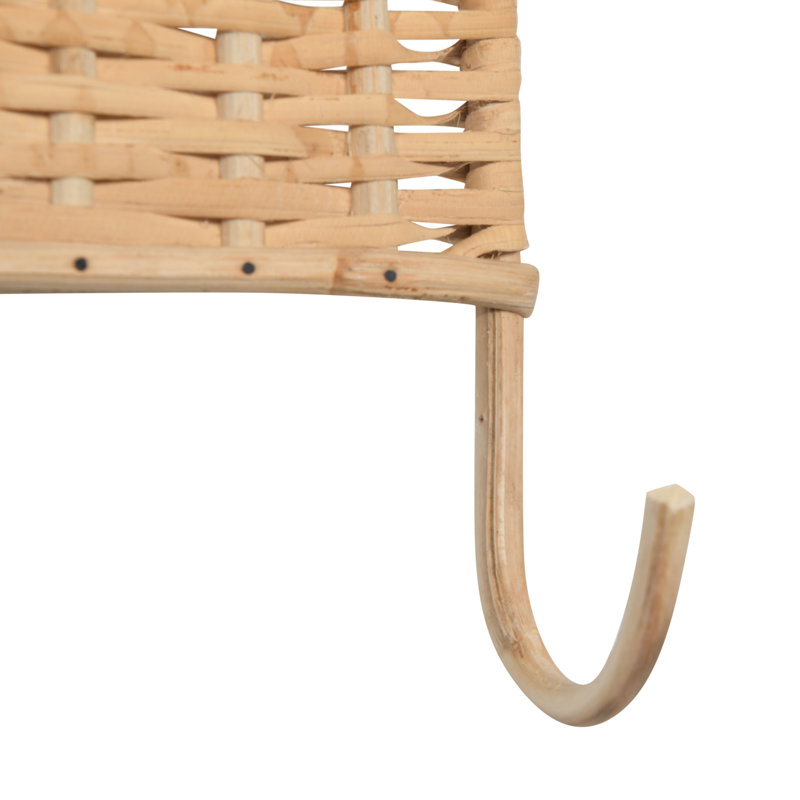 Woven Rattan Wall Hooks