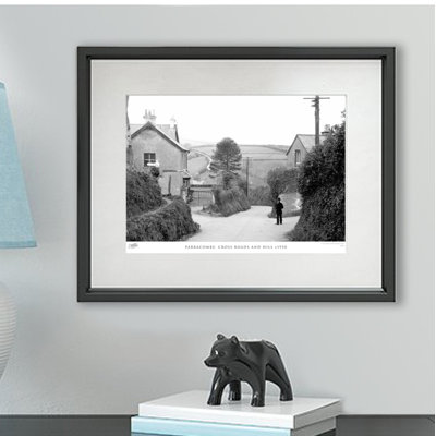 Parracombe, Cross Roads And Hill C1950 by Francis Frith - Single Picture Frame Print