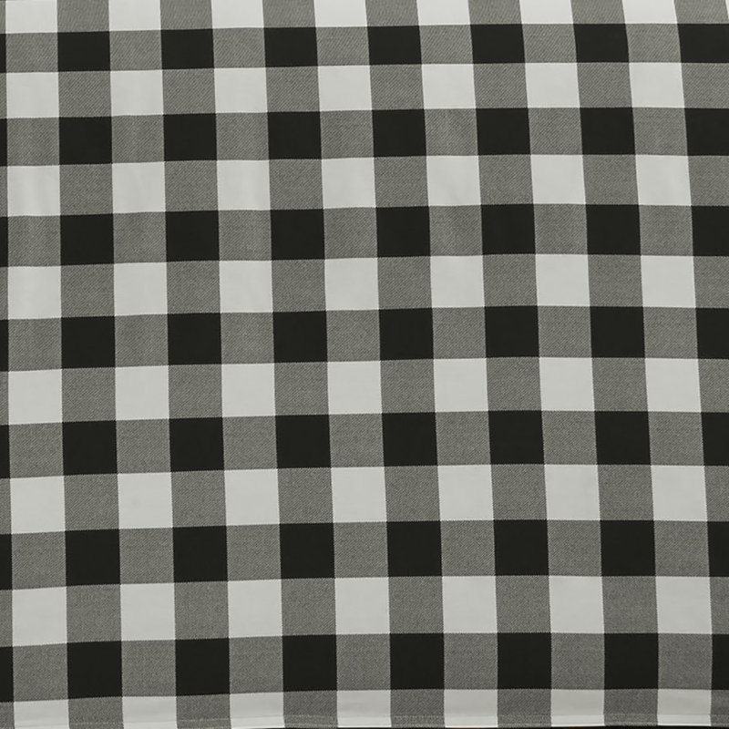 Eddie Bauer Mountain Plaid Dusted Duvet Cover Set, Twin Duvet Cover + 1 Sham, Black