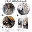 Gris gris délicat abstrait coups de pinceau III - art mural gris-114712991-114712992-114712993
