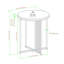 Kimrie Cross Legs End Table