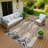 Machine Washable Indoor/Outdoor Jenning ACN2276 Animal Rug-1091666383
