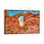 Classic Brown Wood Floater Framed