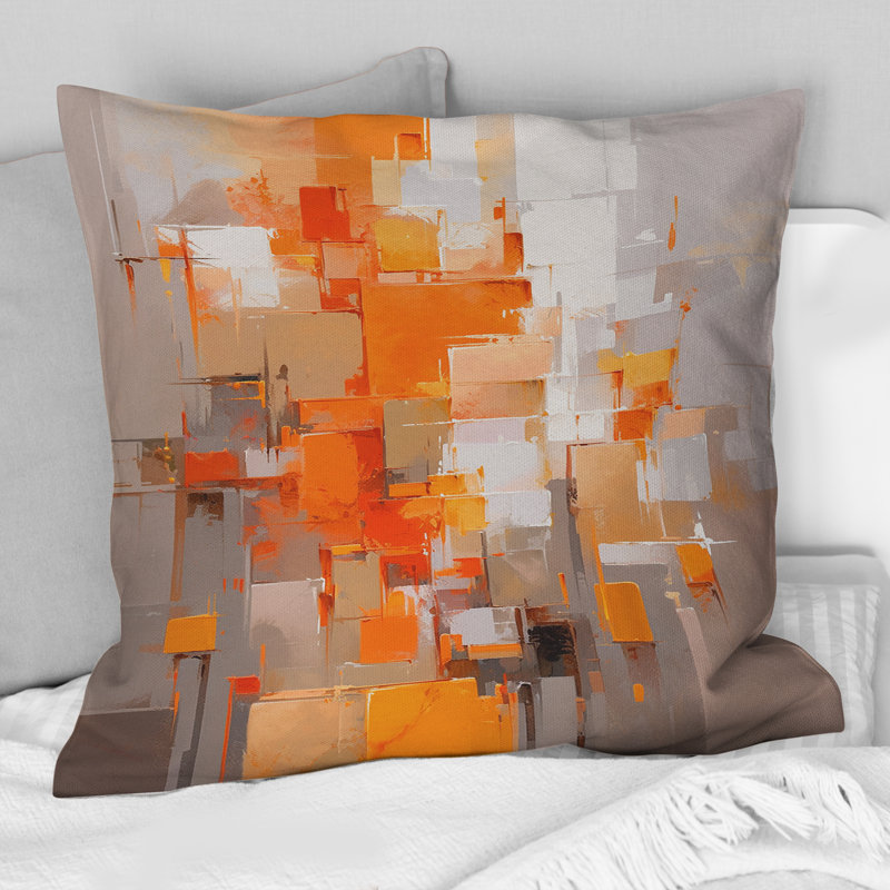 Coussin Orange Orange, 20" x 20"