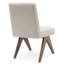 Chaise de salle à manger rembourrée en bois massif de 18 po Sueann (ensemble de 8)-133068874