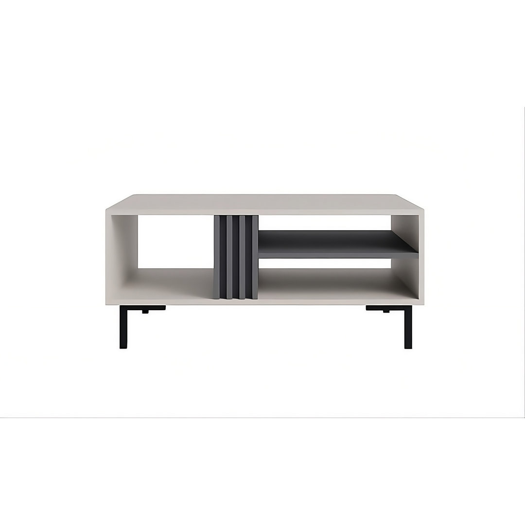 Allmo Coffee Table 90cm with Metal Legs