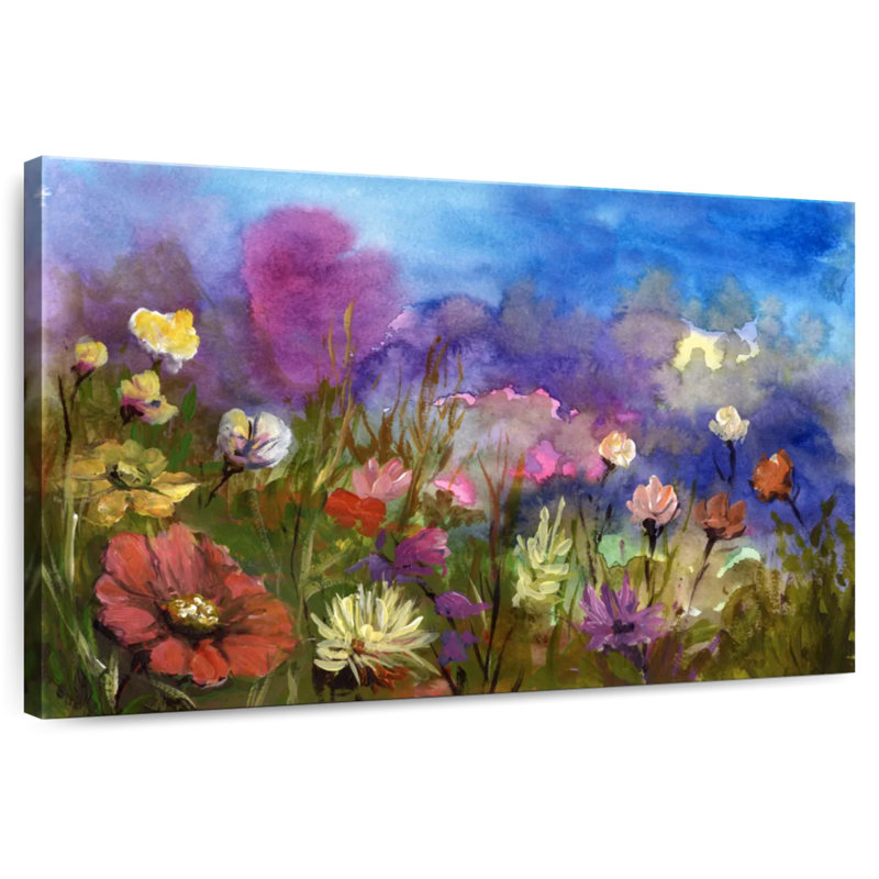 Alvord Spring Season Flower Field, 20" H x 30" W