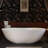 67" Freestanding Solid Surface Bathtub