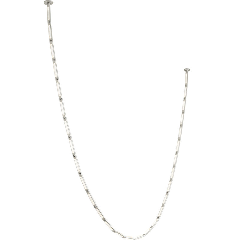 Catena 149 Chandelier, Polished Nickel, 3000 Kelvins, Remote