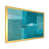 Impression dorée sur toile encadrée