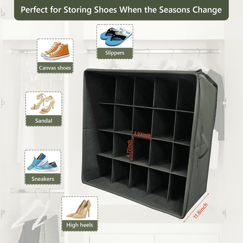 20 Pair Shoe Storage Box