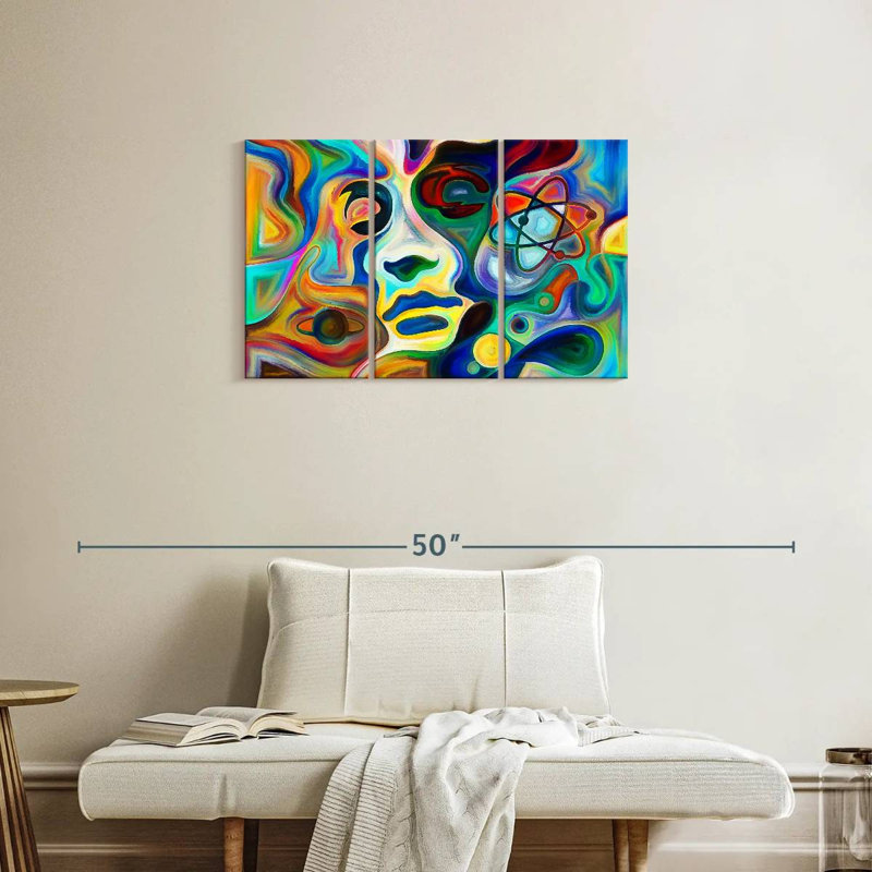 Avery Abstract Galaxy, 20" H x 33" W