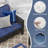 Outdoor Conversation Set with 2 swivel chairs and side table