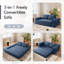 Canapé-lit pliable 81 po, divan-lit convertible 3-en-1-1556380401