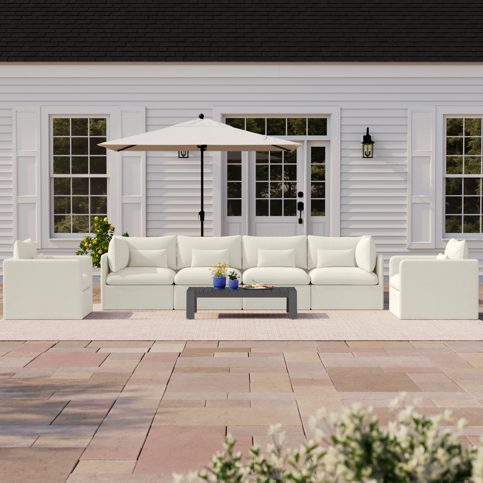 Valliere 7pc Multi-Chair Seating Set