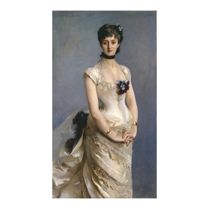 «Madame Paul Poirson» par John Singer Sargent - Estampe numérique, H 20 po x l 16 po
