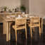 Everly Rectangular Mango Wood Dining Table with Arched Base