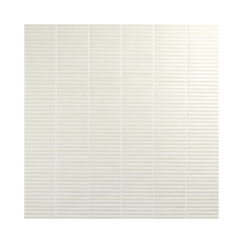 Daltile Artefino Vintage 1.5 x 6 Pyramid Mosaic (10 PC Per SQFT) (9.70 SQFT Per Carton), Pearl