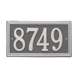 Double Line 1-Line Wall Address Plaque