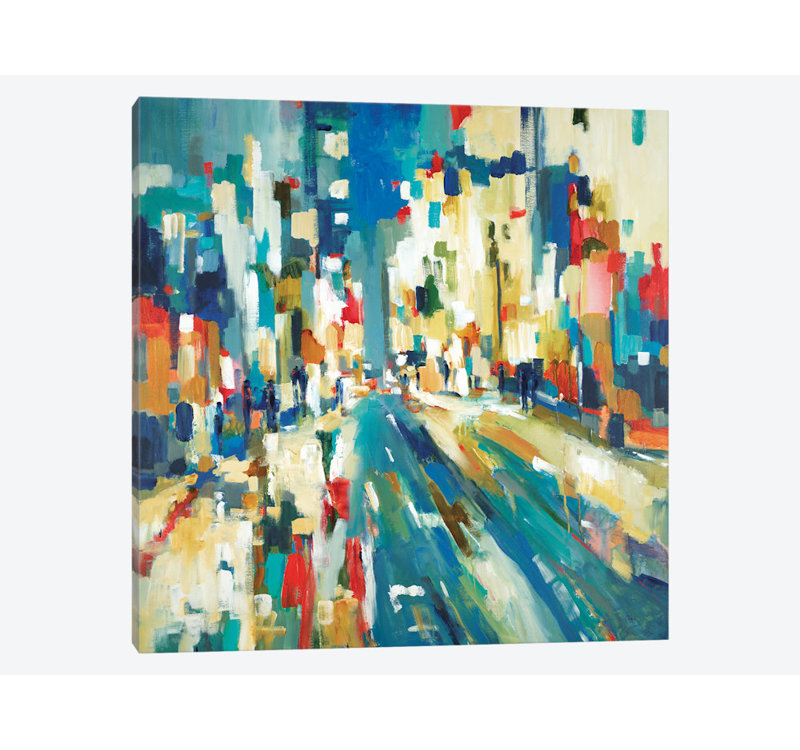 « urban battement », impression sur toile, H 26 po x l 26 po x P 1,5 po, Toile tendue, Pas de tapis