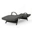 Fauteuil en osier avec accoudoirs Salem
