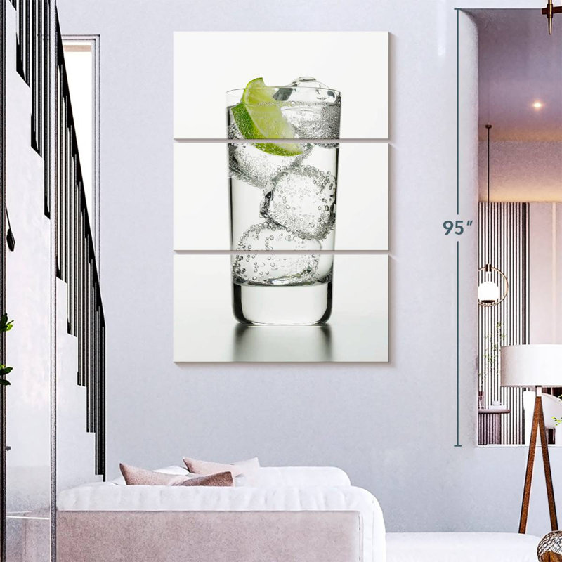 Yarlin Soda Water And Lime, 74" H x 48" W