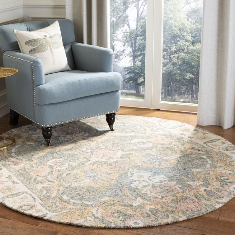 Ophelia & Co. Butters Hand Tufted Wool Floral Rug & Reviews | Wayfair