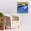 «Seagulls with Gold Sky 3» par Shirley Novak, art mural sur toile-1177651340