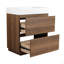 Meuble-lavabo de 30 po avec lavabo simple, meuble-lavabo sous-comptoir moderne avec double tiroir, meuble-lavabo autoportant, bois d'ingénierie-126271434