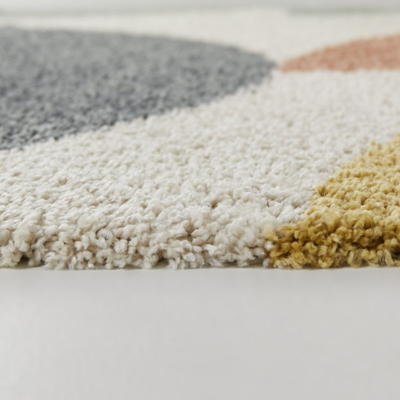 Tapis à poil long Heina, Rectangle 5 pi 3 po x 7 pi