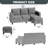  Aadvik 76.4" Upholstered Sofa Chaise-1824328260