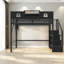 Lit mezzanine double avec escalier et garde-robe