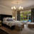 47”w Classic Chandelier With White Linen Shades-1168848332