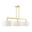 Luminaire suspendu pour îlot de cuisine 3 lumières Konur -177086188