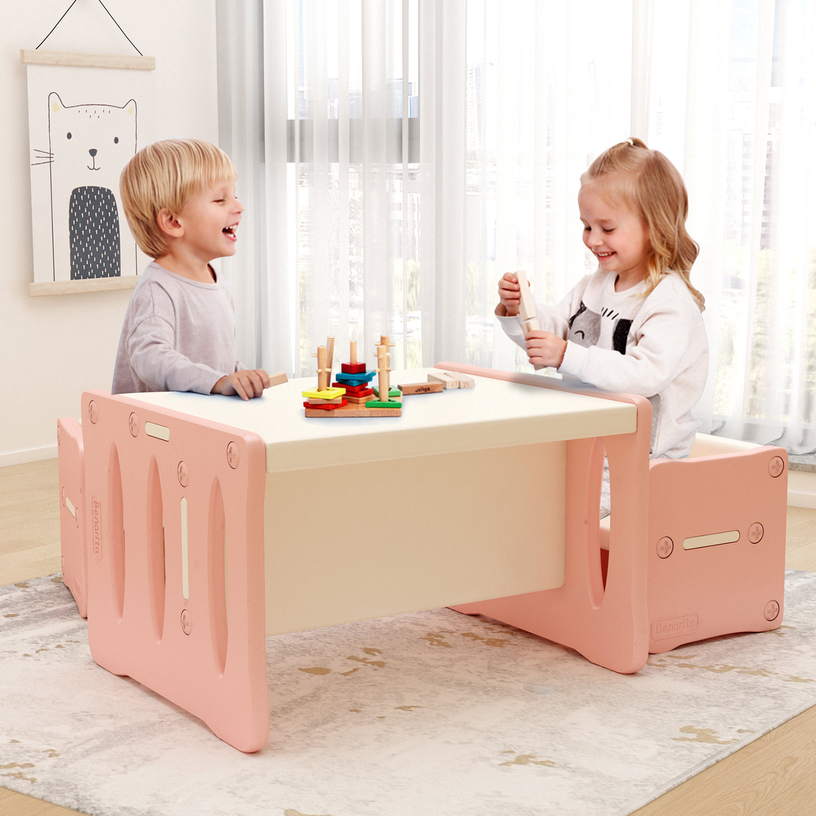 Potby kids desk discount and chair set