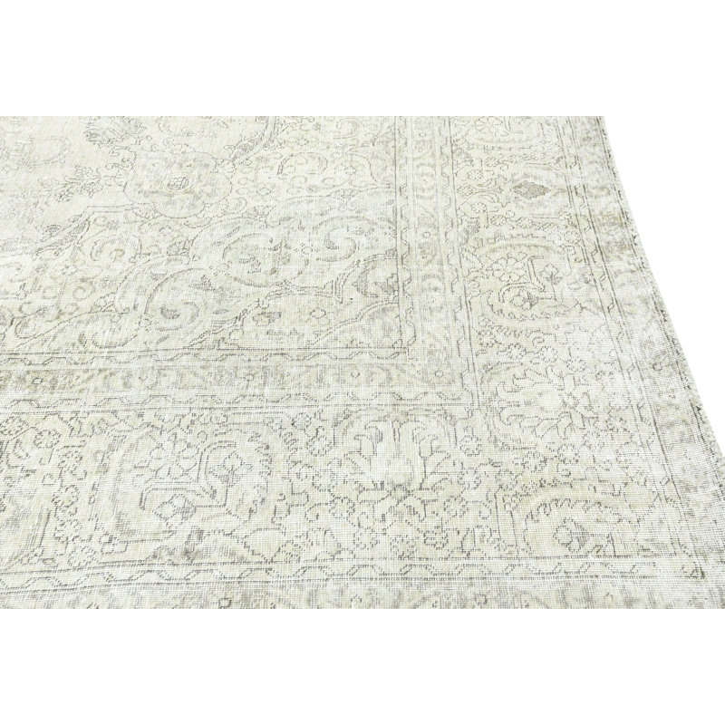 Cream Traditional 9X12 Oriental Area Rug