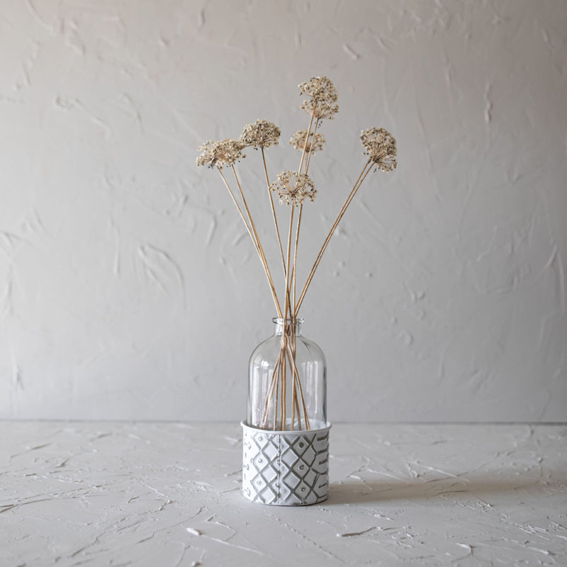 Vase en métal et verre Foundry Select