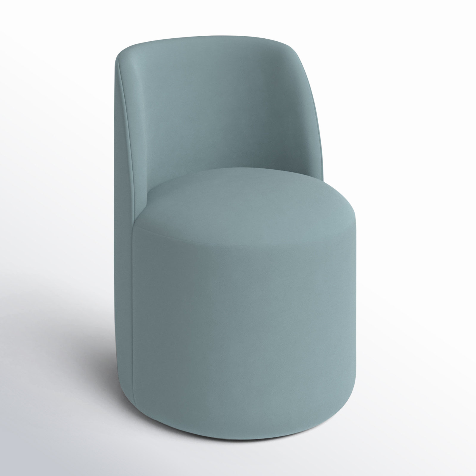 Begonia Side Chair, Classic Ocean Velvet
