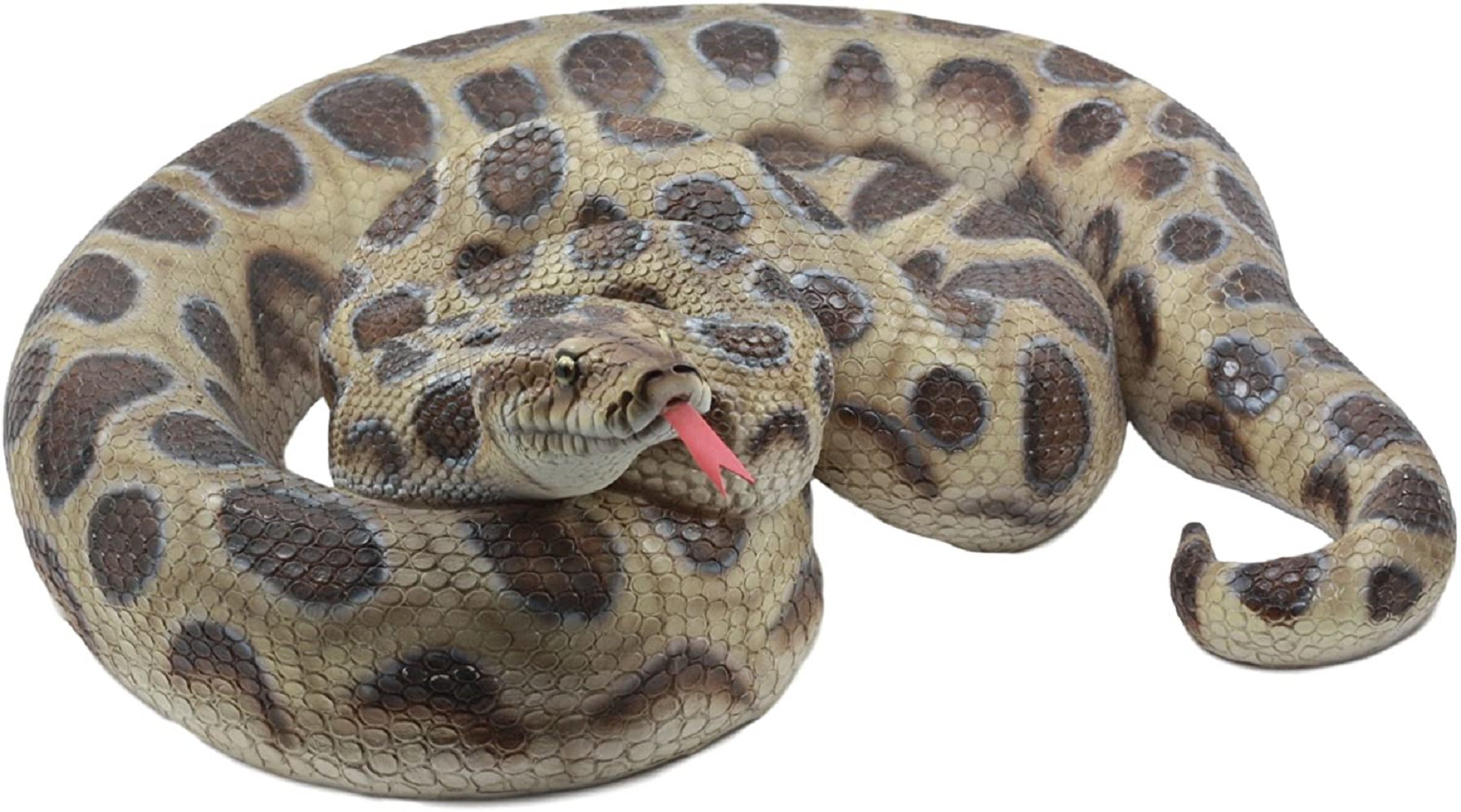 Union Rustic Ebros Large Lifelike Python Statue Realistic Snake ...