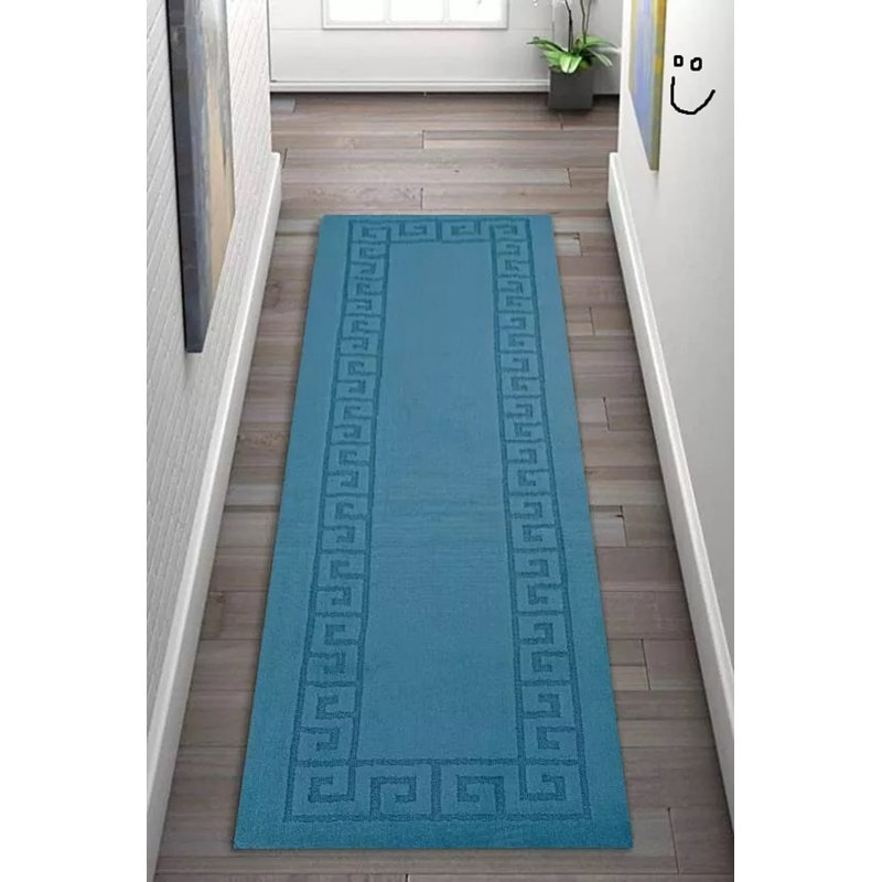 Ajena Solid Colour Area Rug, Rectangle 80cm x 300cm