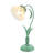 Deangelia Metal Novelty Table Lamp, Glass Shade Without Bulb for Bedroom-1910182838