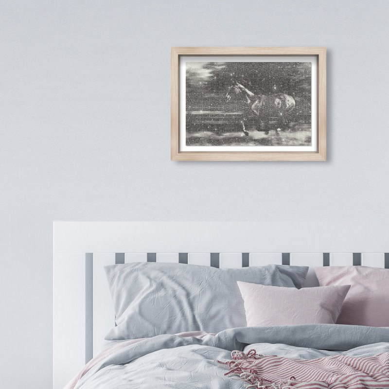 Velocity Unbound Print by Oliver Gal, 25.5"H x 37.5"W, Natural Oak Shadowbox