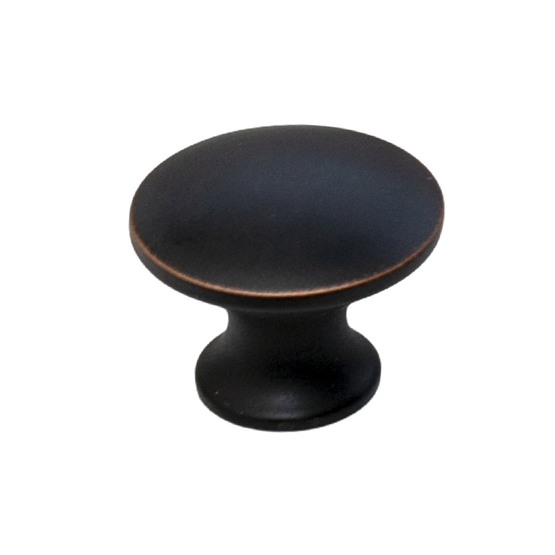 Poignée ronde 1 1/4" de diamètre, Bronze huilé